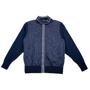 Paul & Shark Yachting Windbreaker Hybrid Jacket Navy Blue Italy Men's Medium